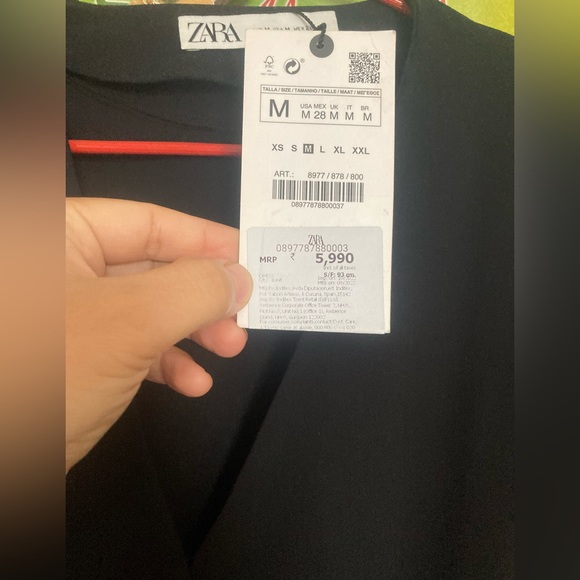 Zara belted dress NWT - Picture 9 of 9